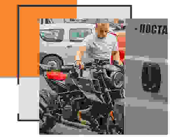 Перевозка мотоцикла по России - Услуги Перевозка-Кзр